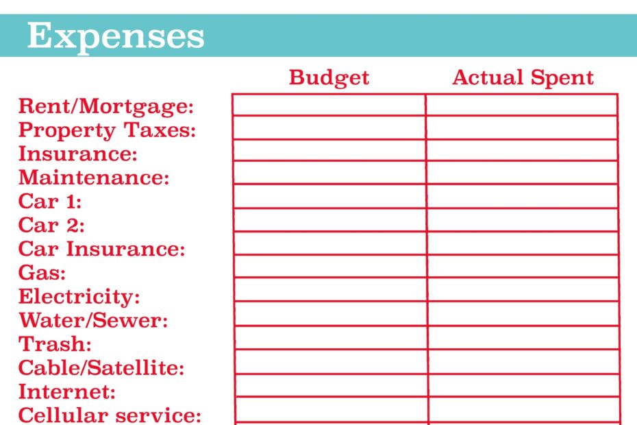 10 Budget Templates That Will Help You Stop Stressing About Money