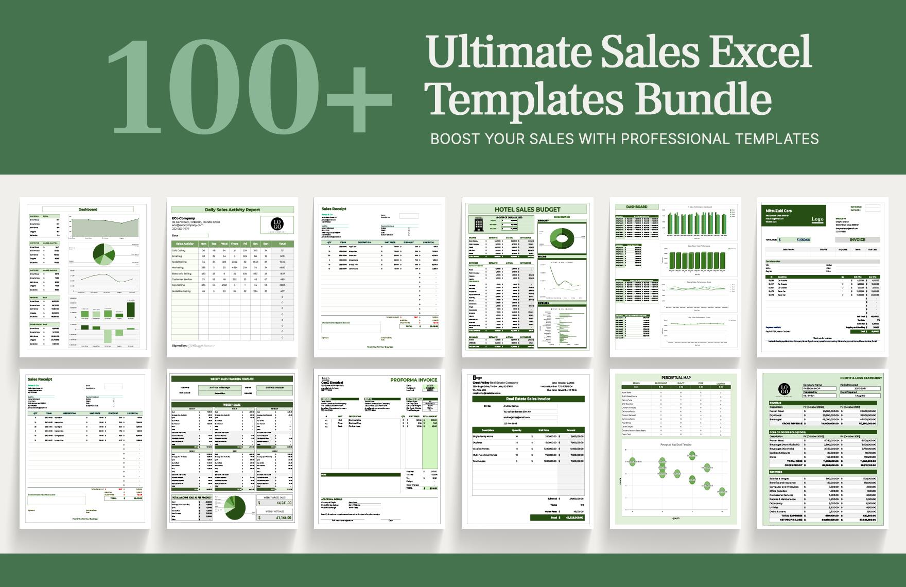 100 Ultimate Sales Excel Templates Bundle Download In Excel Google 