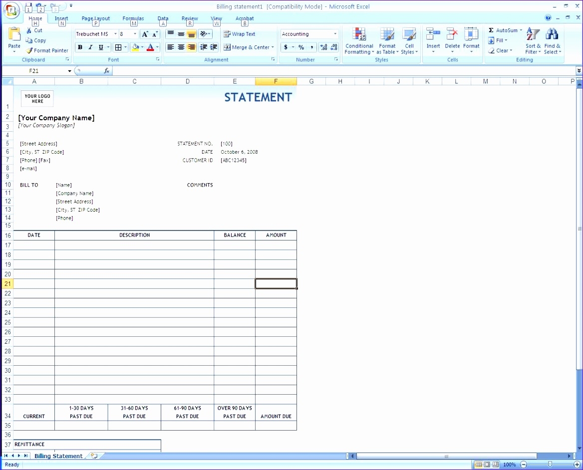 12 Excel Billing Template Excel Templates Excel Templates