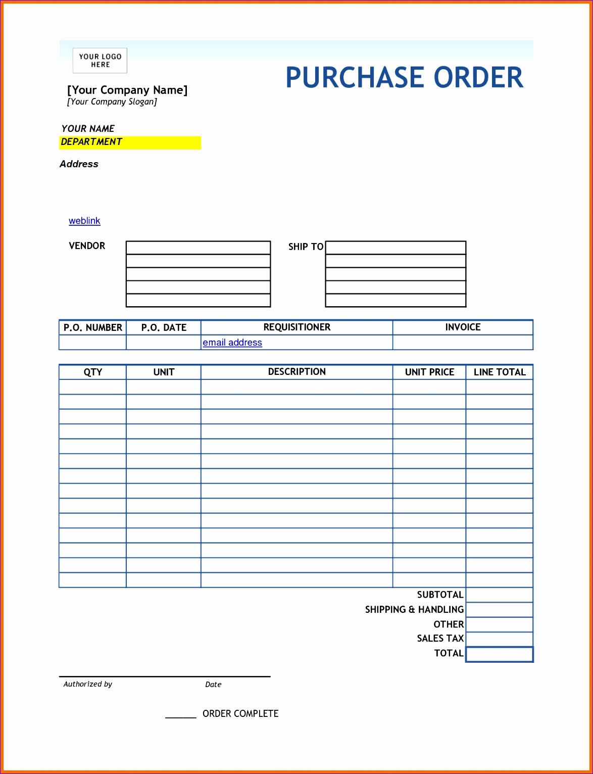 12 Po Excel Template Excel Templates