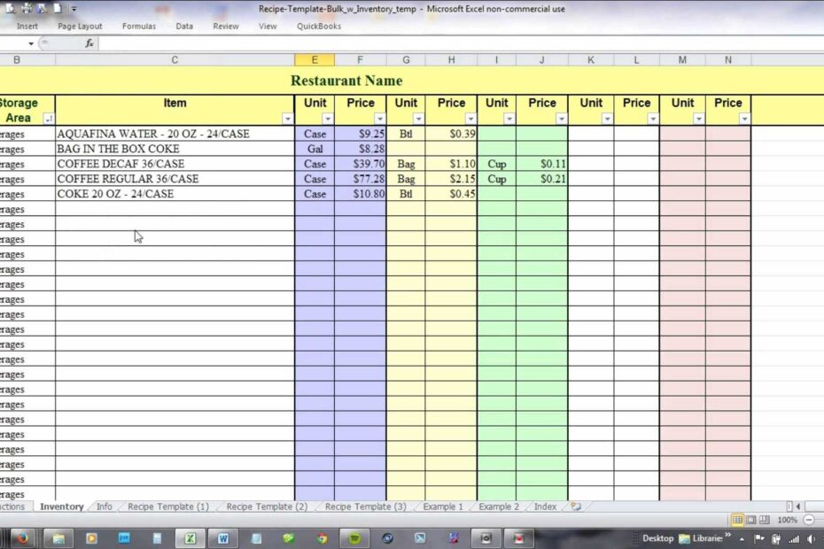 14 Best Of Inventory Tracking Spreadsheet Template Download Within