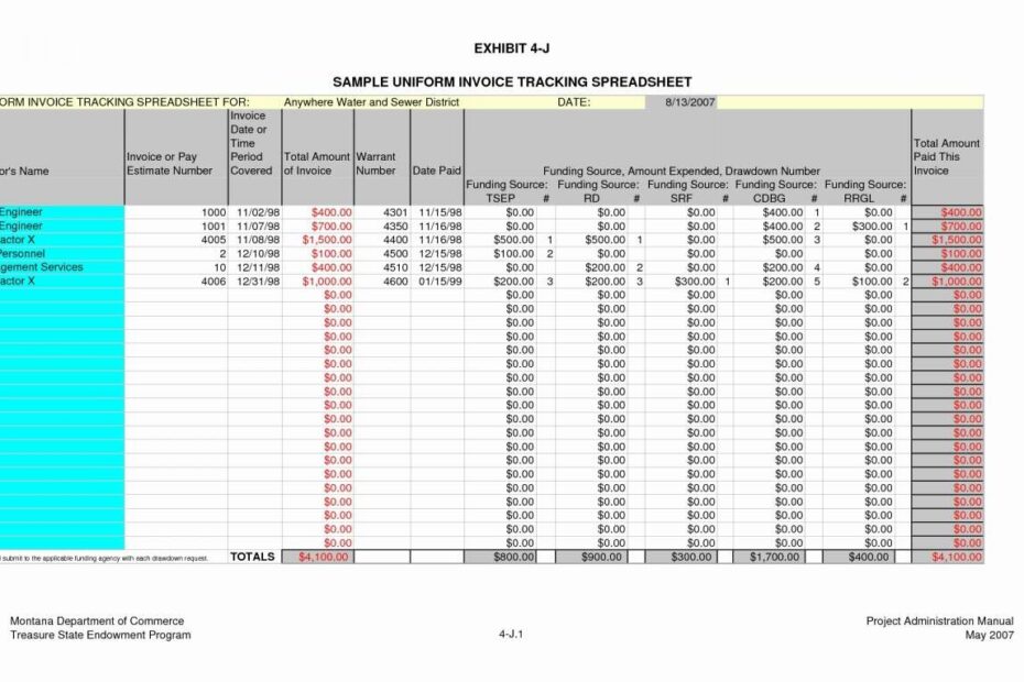 15 Excel Spreadsheet Invoice Template Within Invoice Spreadsheet