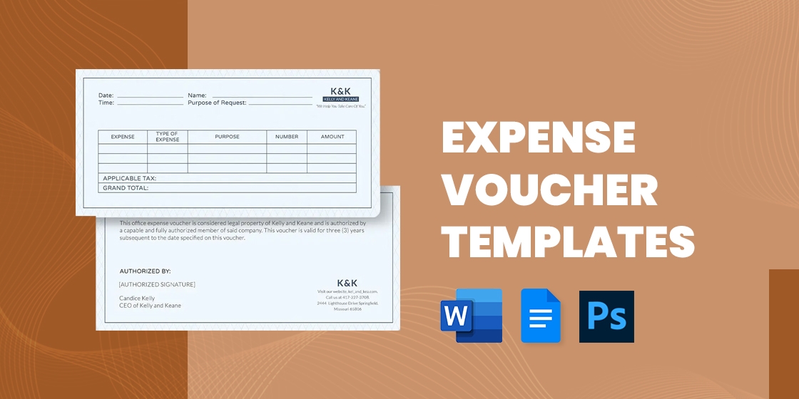 16 Expense Voucher Templates Word PDF Excel PSD