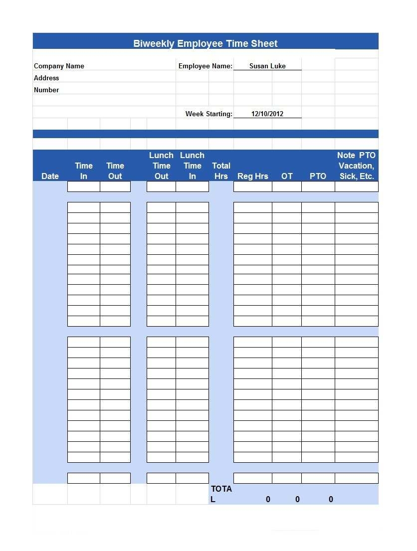 17 Creative Time Card Excel Template Download For Ms Word With Time 