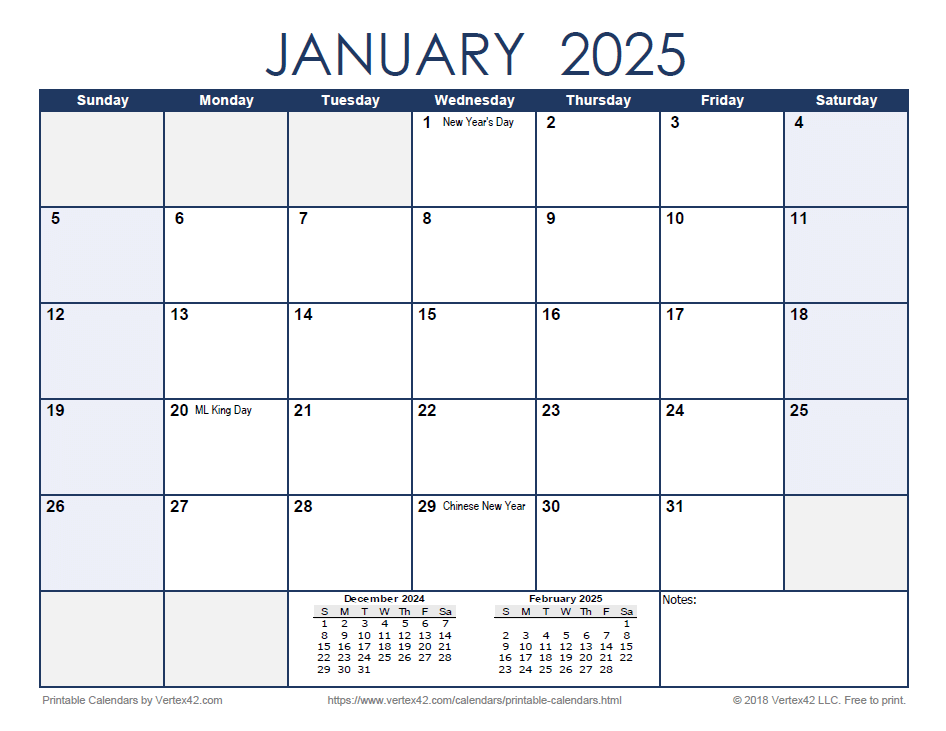 2025 Printable Calendar No Download Free Printable Janet J Bryant