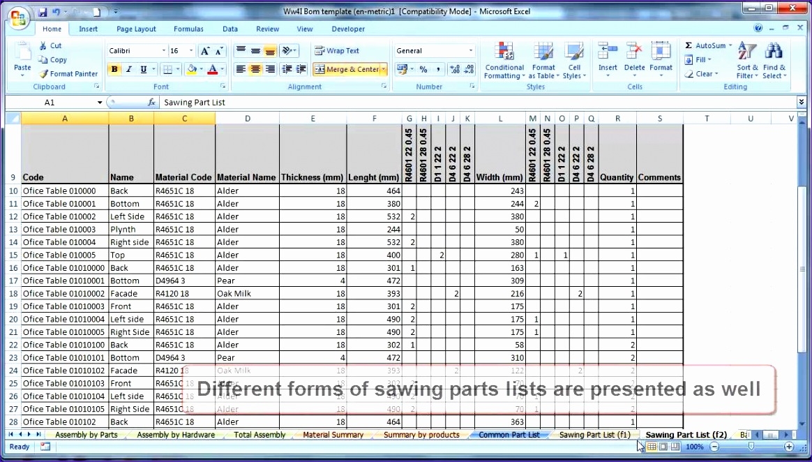 6 Bom Excel Template Excel Templates 6 Bom Excel Template Excel Templates