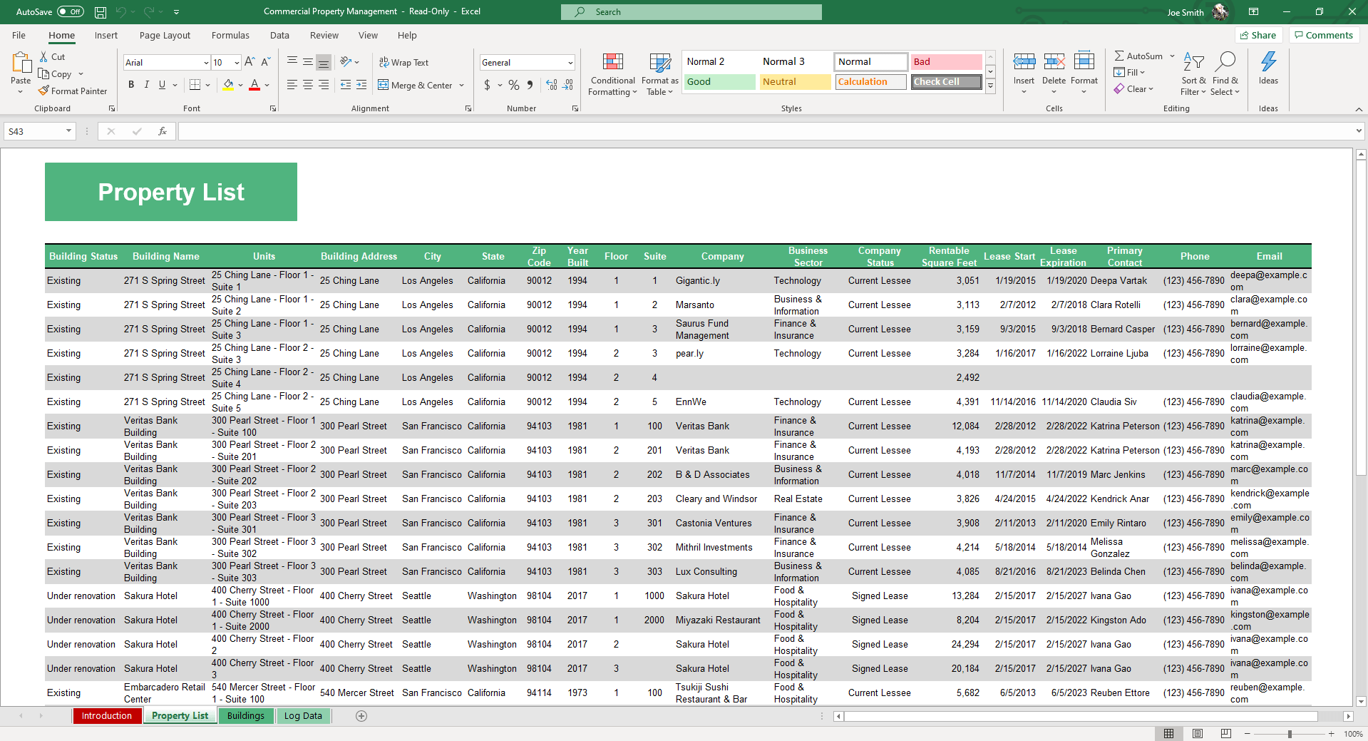 6 Excel Property Management Template Excel Templates Vrogue co