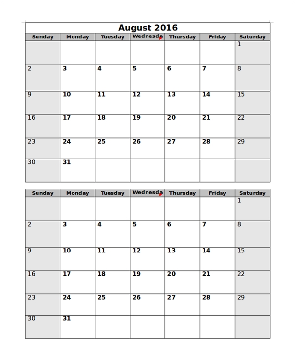 6 Monthly Timetable Template Excel Excel Templates Bank2home