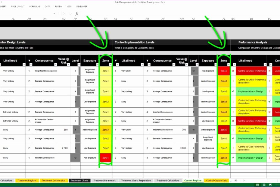 6 Risk Log Template Excel Excel Templates