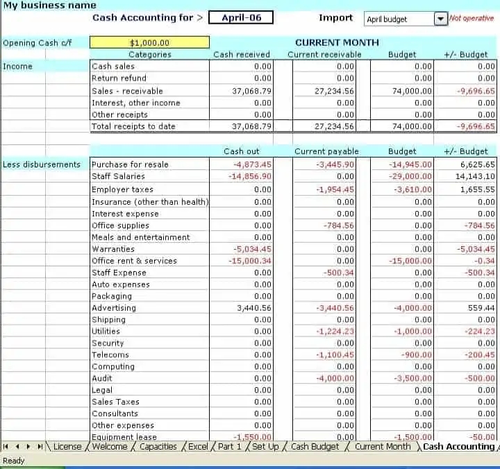 9 Accounting Excel Templates Excel Templates