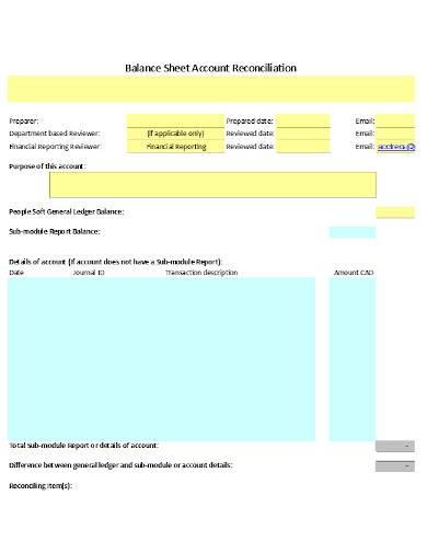 Account Reconciliation Template Excel Reconciliation Bank Excel 