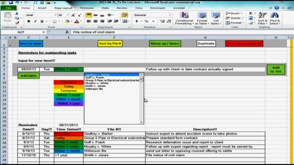 Action Item List Template Excel SampleTemplatess SampleTemplatess