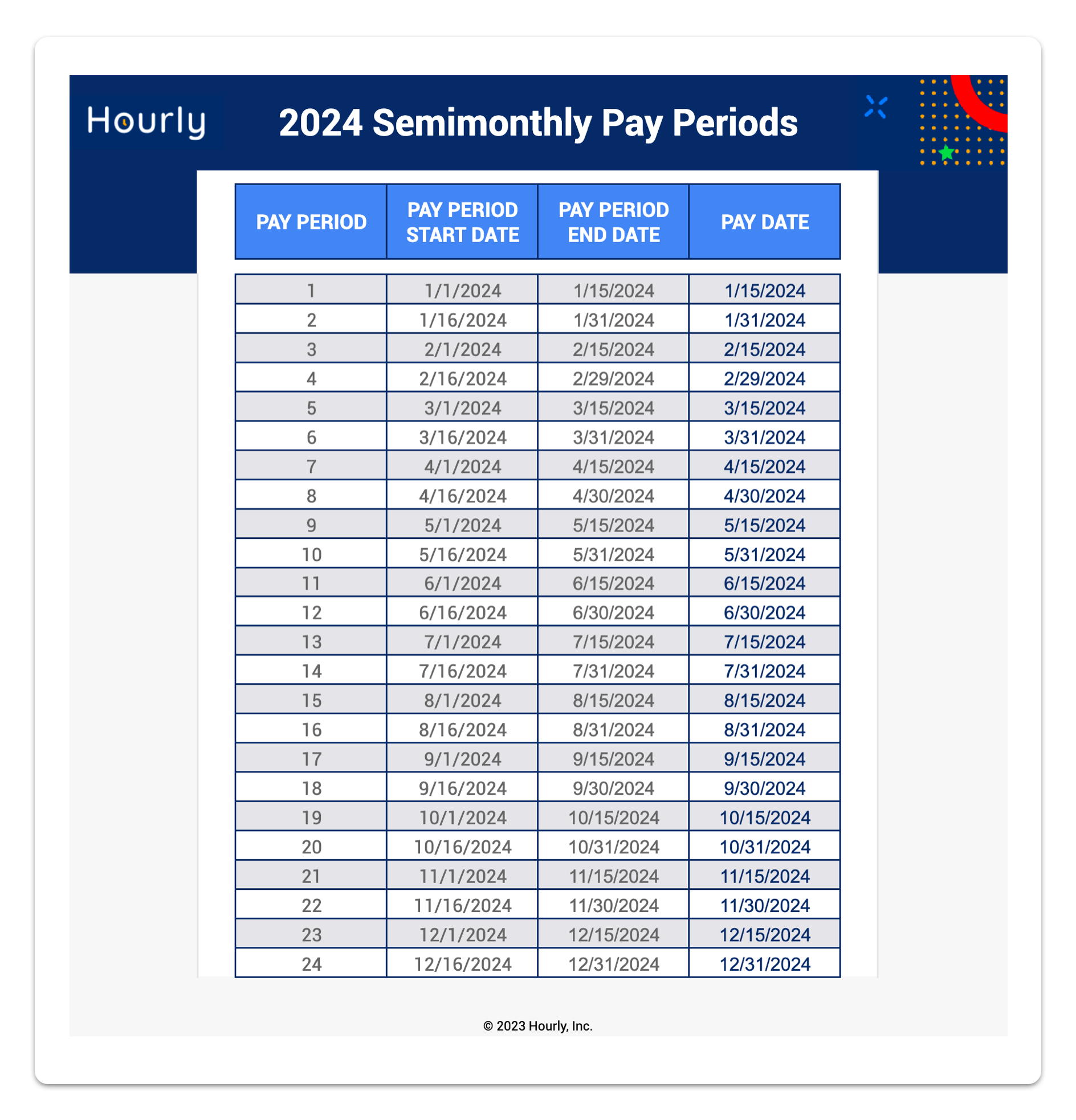 Adp 2024 Payroll Calendar Printable Calendar 2024 Printable 