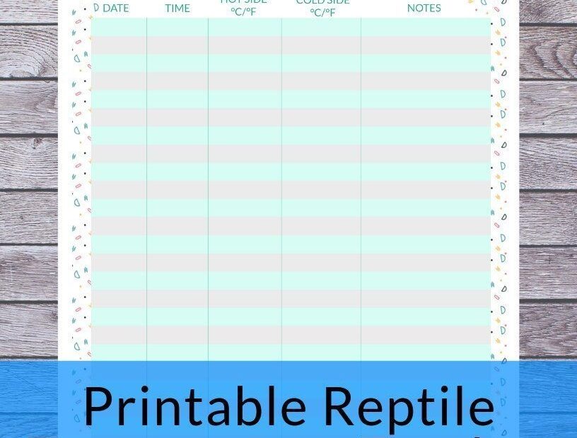 Animal Expense Tracker Printable Nestpere