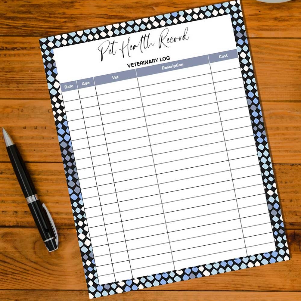 Animal Expense Tracker Printable Thebigvolf