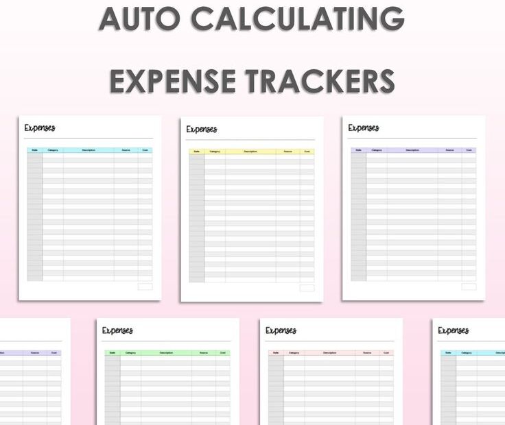Auto Calculate Online Shop Expenses Tracker Reseller Expenses Tracker