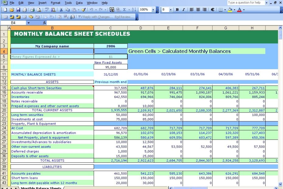 Balance Sheet Template Excel Mac Db excel
