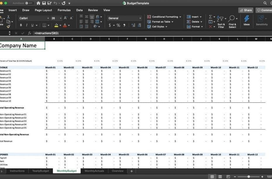 Best Excel Budget Template 2021 PhilFlex