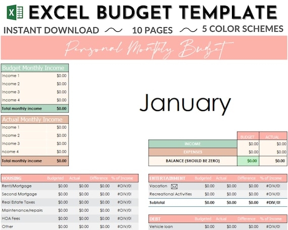 Budget Template In Excel FREE Download 40 OFF