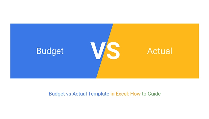 Budget Vs Actual Template In Excel How To Guide