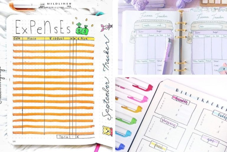 Bullet Journal Expense Tracker Printable Kotimedi