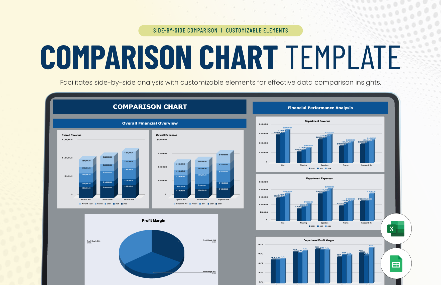 Comparison Templates In Excel FREE Download Template