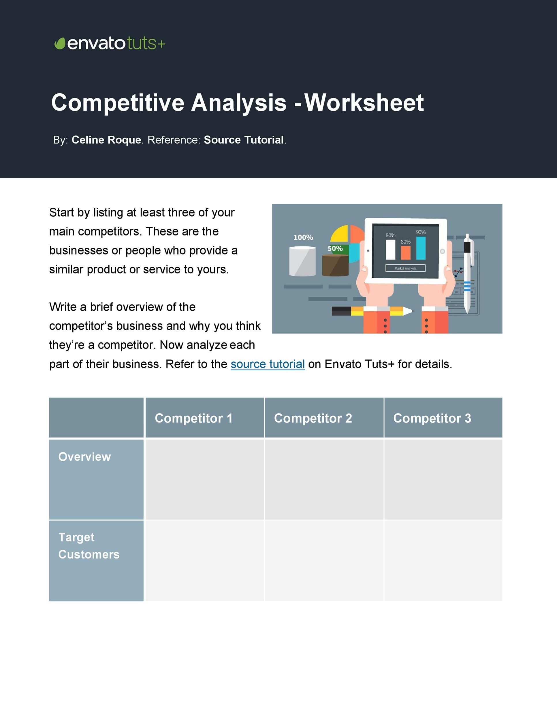 Competitive Analysis Templates 40 Great Examples Excel Word PDF PPT 