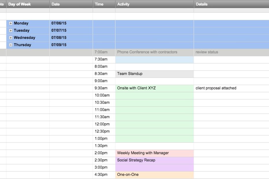 Conference Agenda Template Excel Cards Design Templates