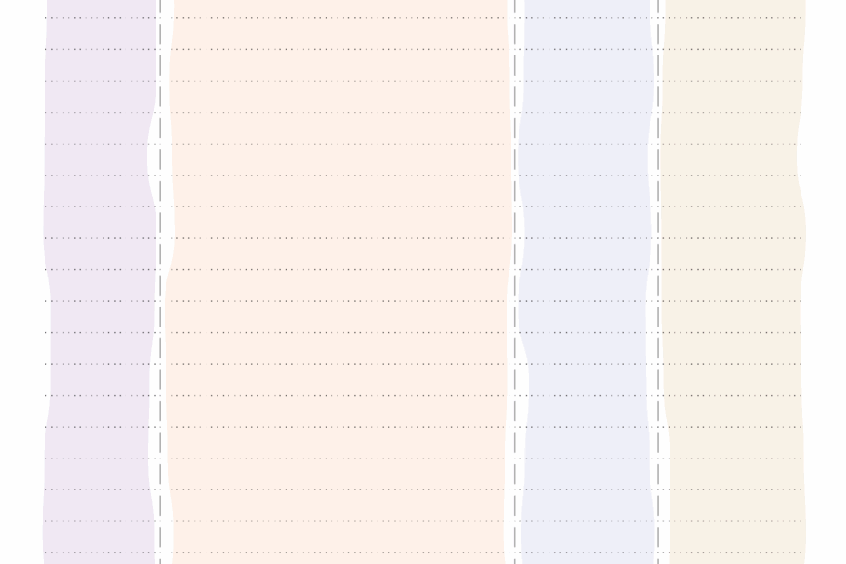 Daily Expense Tracker Printable Floral Holfline