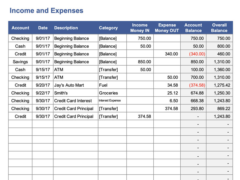 Daily Expenses Sheet Excel Templates Artofit