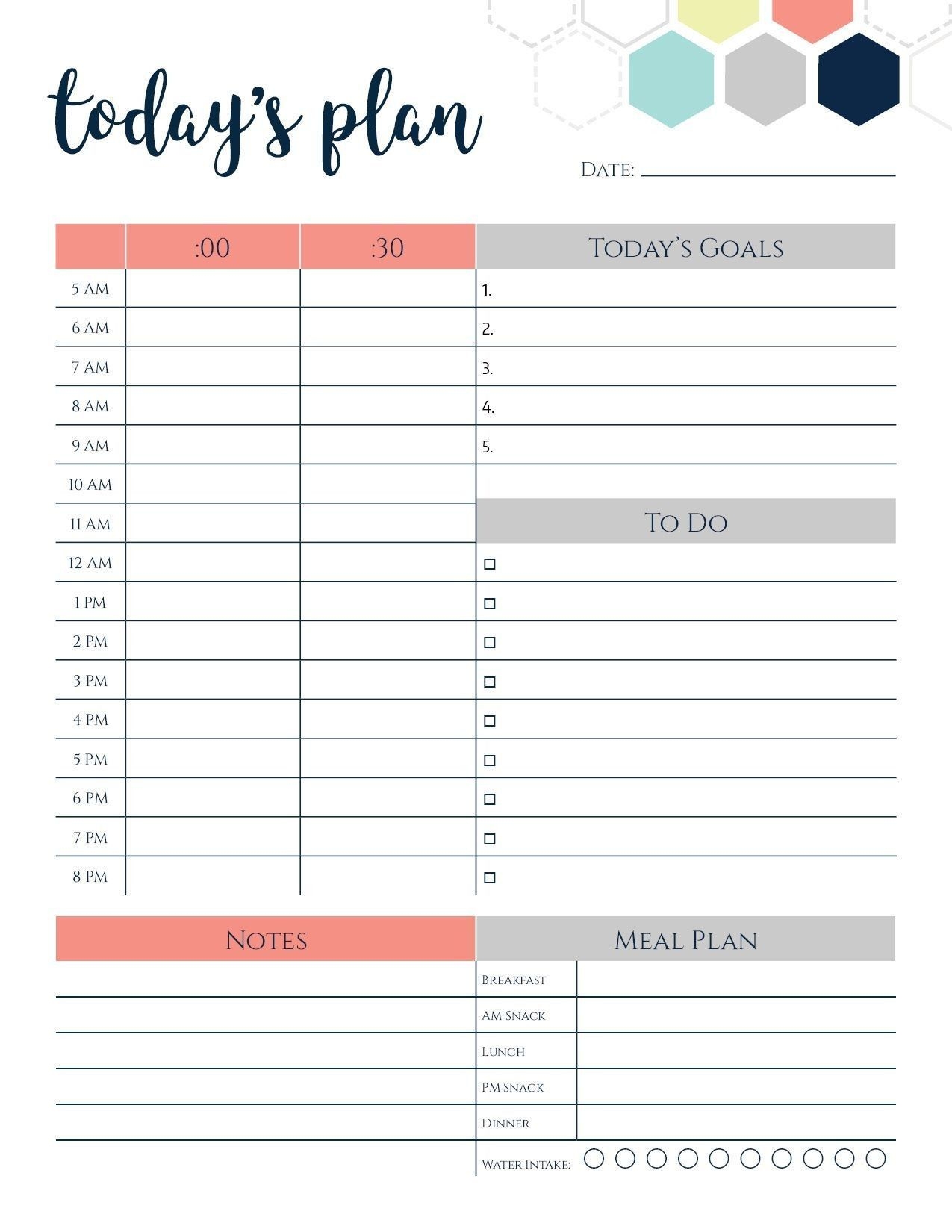 Daily Planner Template Excel Inspirational Daily Calendar Template 