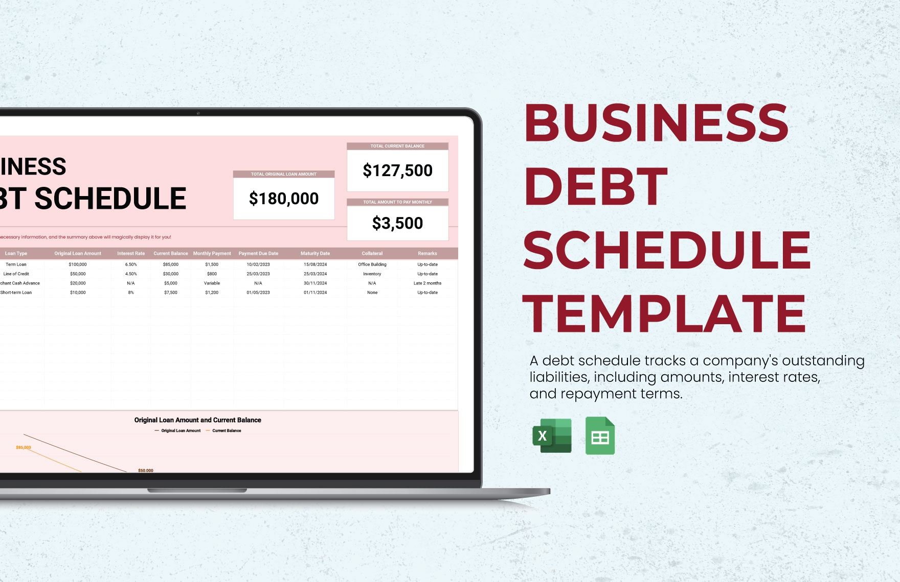 Debt Templates In Excel FREE Download Template