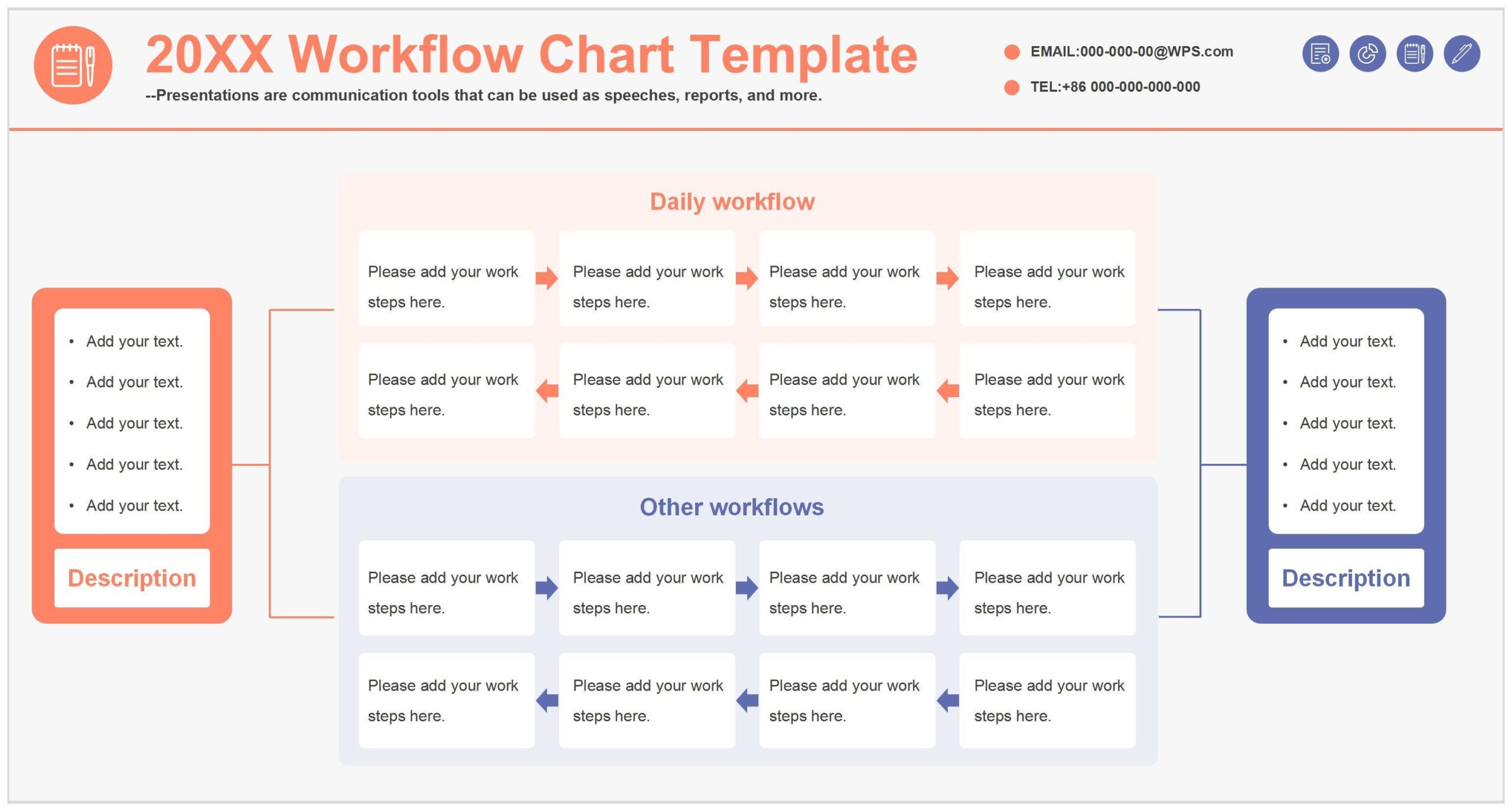 EXCEL Of Workflow Chart Template xlsx WPS Free Templates