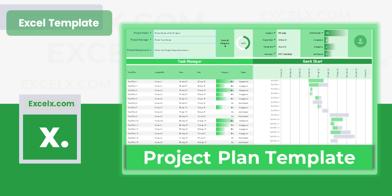 Excel Project Plan Template Excel