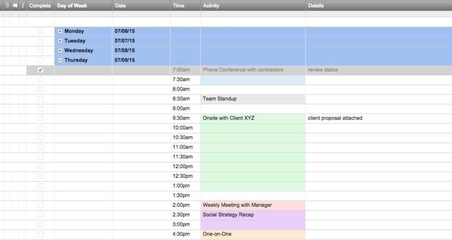 Excel Template For Scheduling Db excel