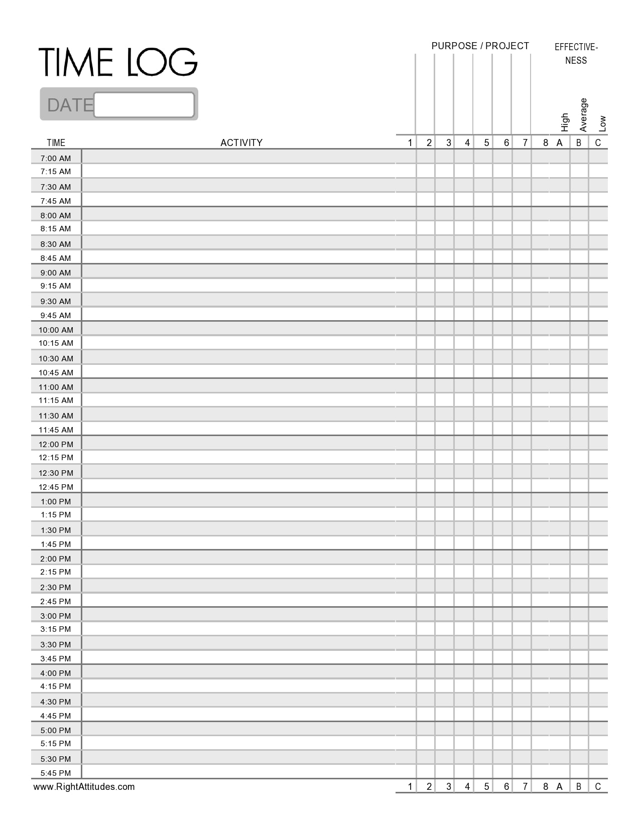 Excel Time Recording Template Excel Time Recording Template