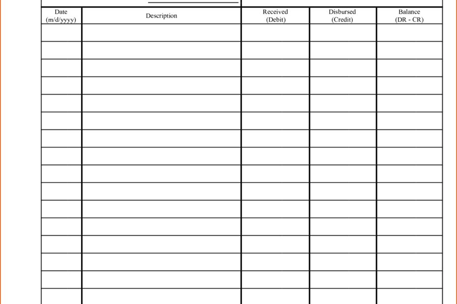 Expense Ledger Printable Shop Fresh