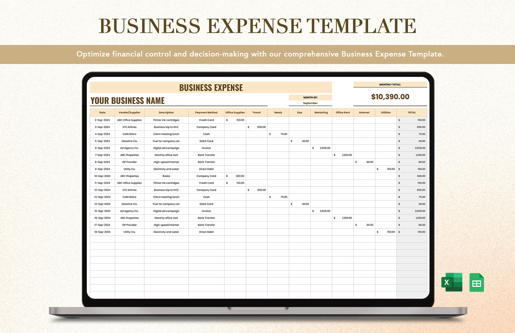 Expense Planner Template In Excel Google Sheets Download Template Expense Planner Template In Excel Google Sheets Download Template