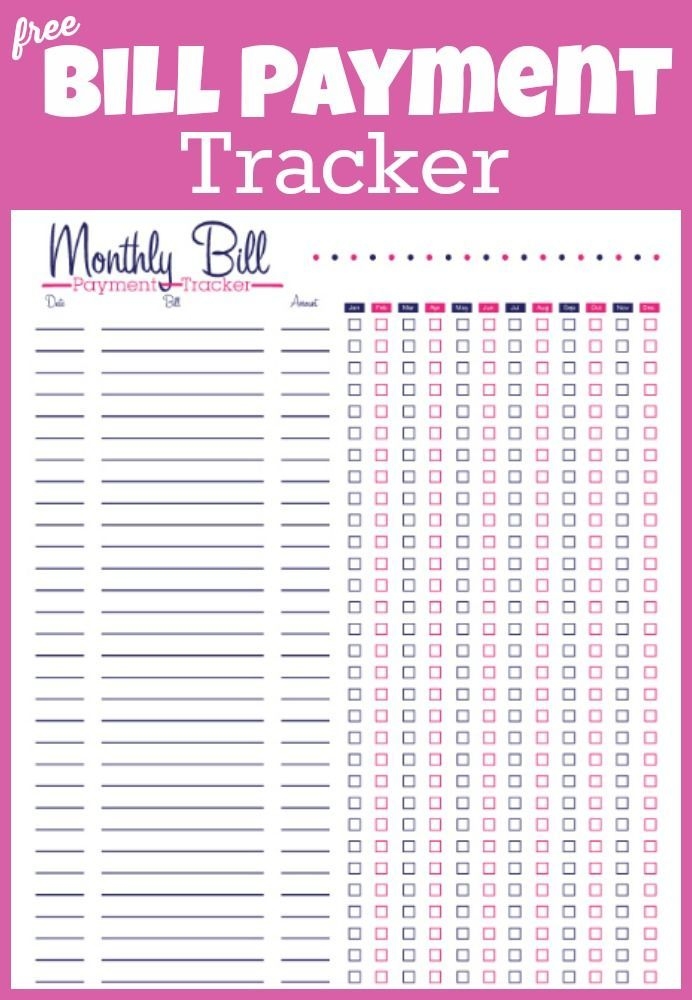 Expense Sheet Financial Planner Bills Checklist Money Printable Budget 