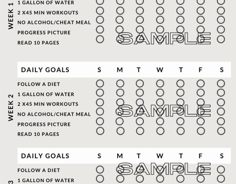 Expense Tracker Checklist Yearly Printable Intlress
