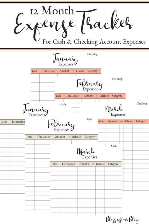Expense Tracker Envelope Printable Gmfopt