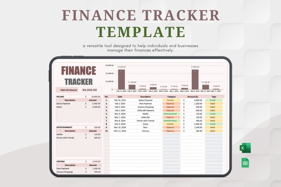 Finance Sheet Templates In Excel FREE Download Template