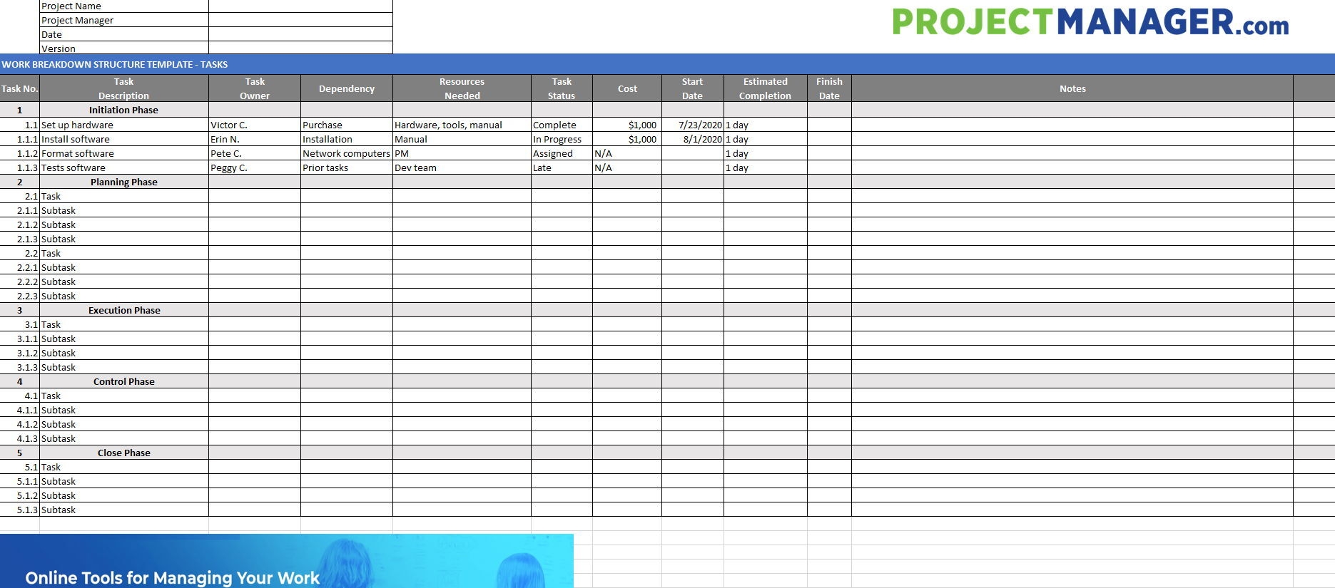 Fine Beautiful Info About Product Breakdown Structure Excel Template 