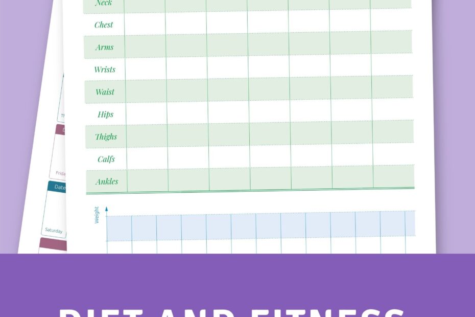 Food Planner Template Excel Social Media Template