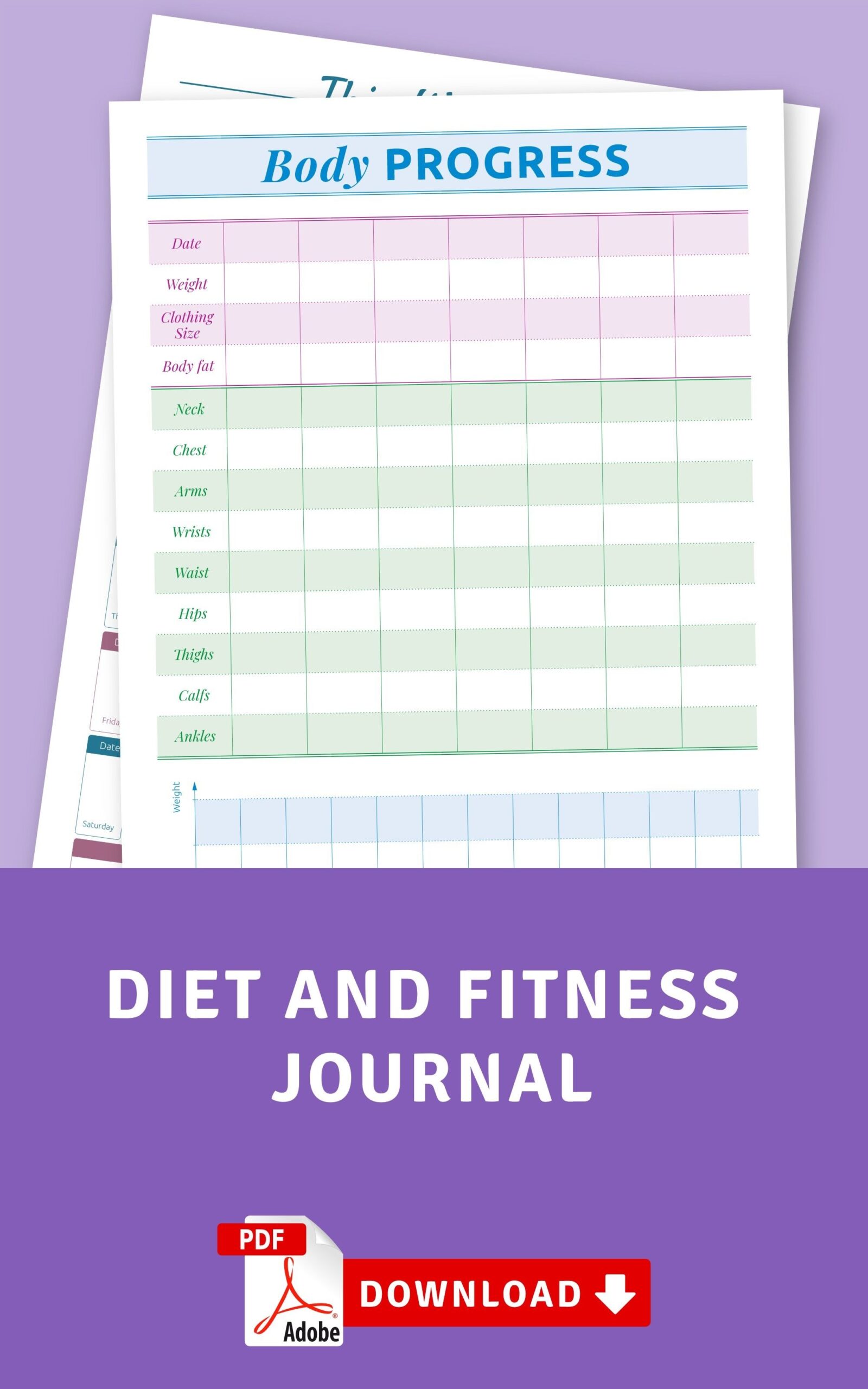 Food Planner Template Excel Social Media Template