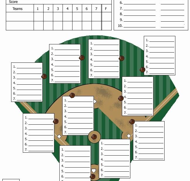 Free Baseball Lineup Card Template Excel Content Calendar Template