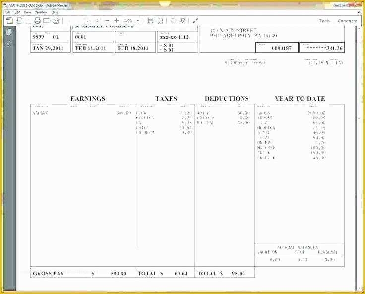 Free Check Stub Template Excel Of Adp Pay Stub Template Excelml 