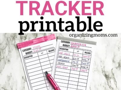 Free Envelope Expense Tracker Printable Manfess
