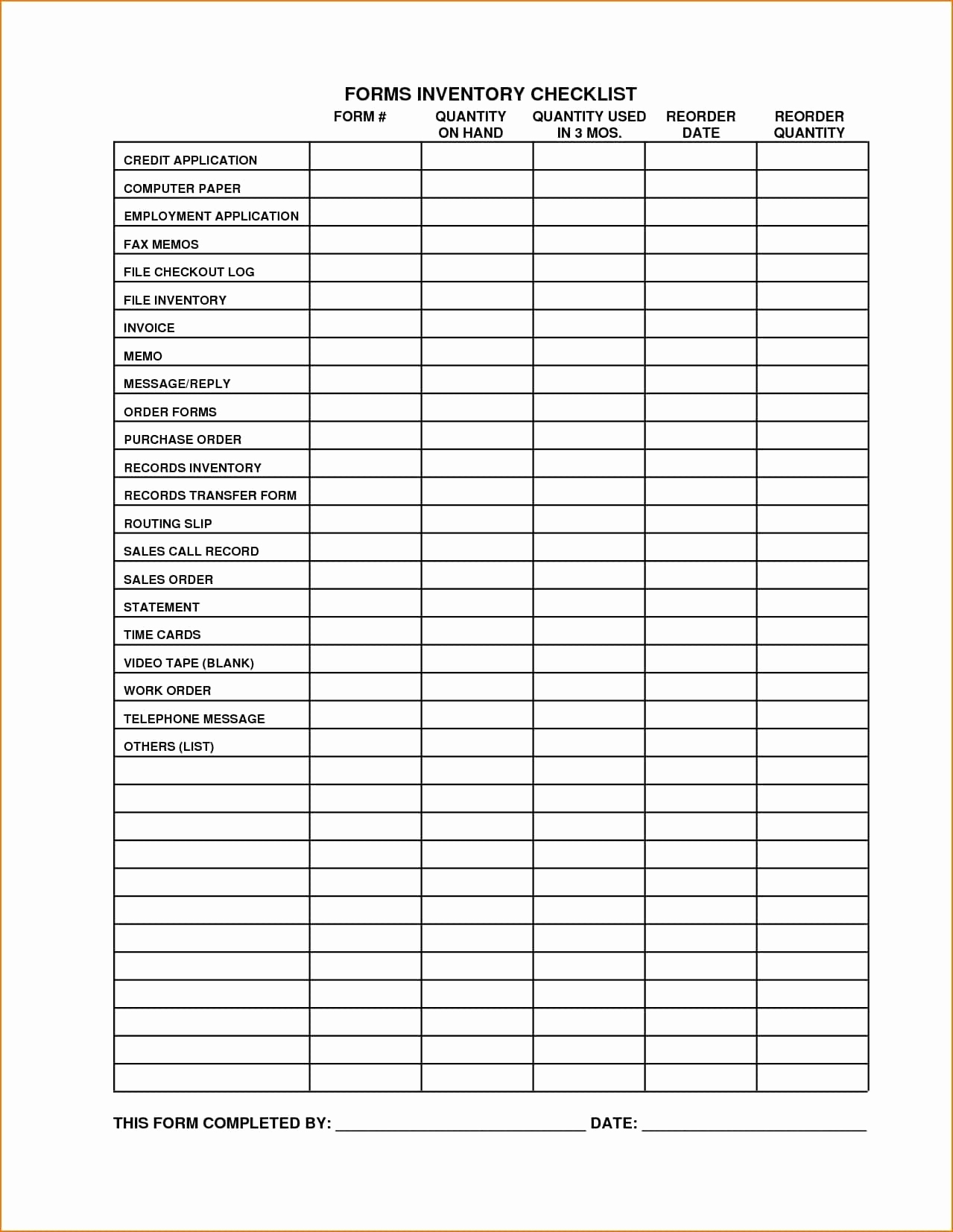 Free Inventory Spreadsheet For Small Business Within Small Business 