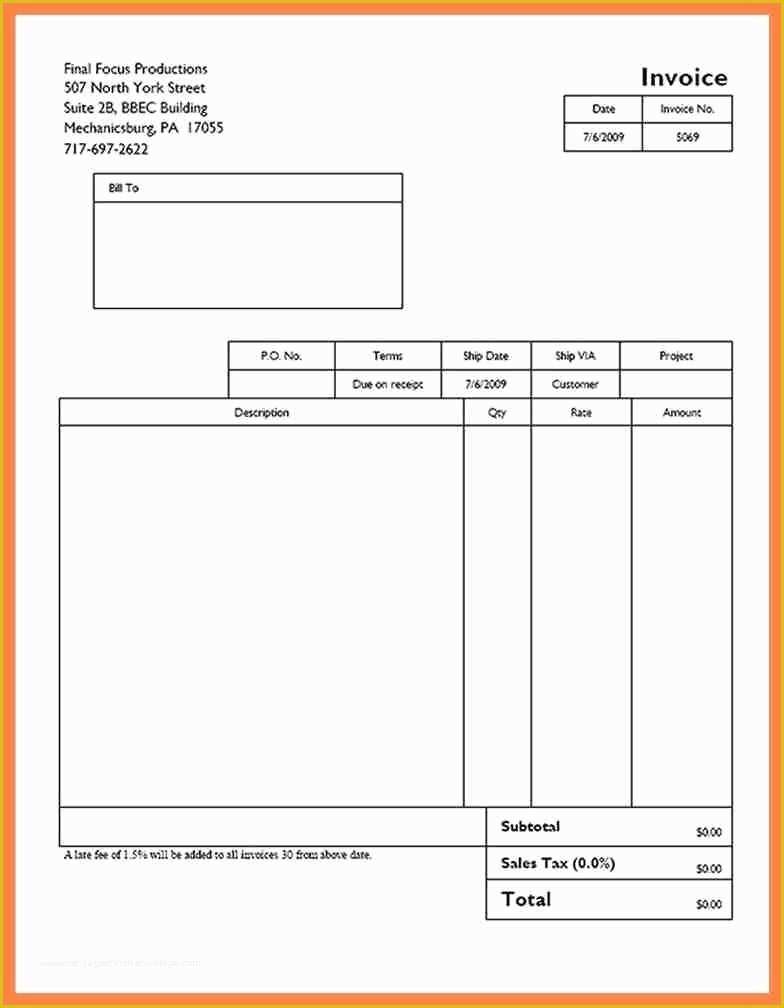 Free Invoice Template Excel Of 8 Quickbooks Invoice Templates Free Free Invoice Template Excel Of 8 Quickbooks Invoice Templates Free